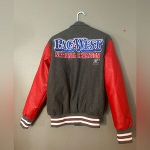 Varsity Gray and Black Jacket